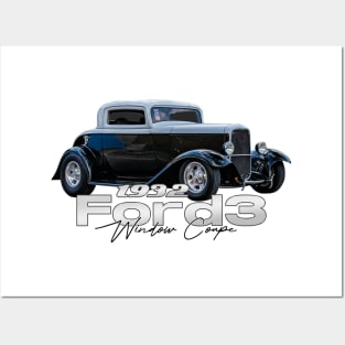 1932 Ford 3 Window Coupe Posters and Art